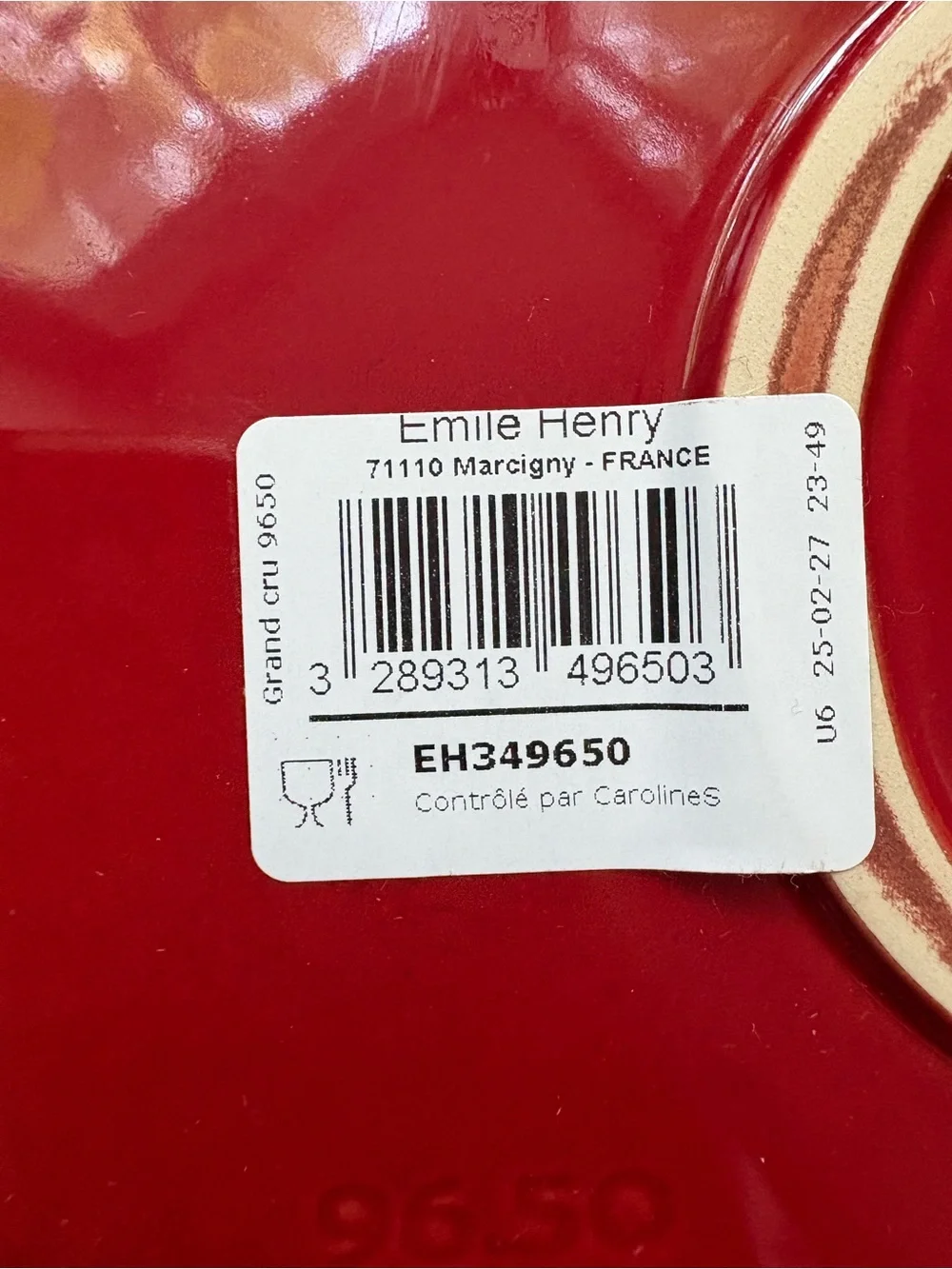 Emily Henry Red Ceramic Rectangular Baking Dish - Picture 3 of 12